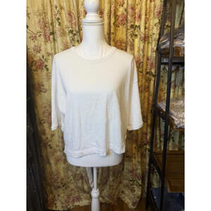 NWT! Madewell Relaxed Boxy Tee White Size Medium